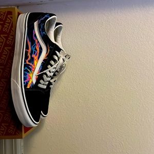 Electric flame vans